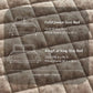 Luxury Velvet Quilt Queen Size Comforter Set Lightweight Quilted Oversized