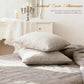 100% Linen Pillowcases 20 x 36 Inches - Natural Washed Flax Pillowcase - Breathable Bedding King Pillow Cases Set of 2,