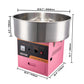 Electric Cotton Candy Machine Commercial Floss Maker w/ Stainless Steel Bowl