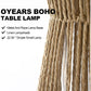22.5" Table Lamps  Set of 2 Natural