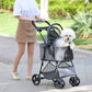 3 in 1 Pet Stroller with Removable Carrier, Folding Stroller for Small/Medium Dogs and Cats, Waterproof,