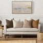 Pack of 4 Decorative Textured Boucle Throw Pillow Covers 22x22 Inch Neutral Brown Accent