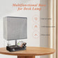 Bedside Table Lamp for Bedroom, Dual Fast USB Charging