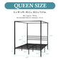 Canopy Bed Frame, 4-Poster,  Easy Assembly