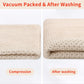 100% Cotton Waffle Weave Kitchen Dish Cloths, Ultra Soft Absorbent Quick Drying Dish Towels, 12 x 12 Inches, 12-Pack, Beige