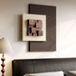 3D Wood Textured Large Neutral Abstract Wall Art