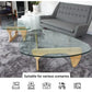 Modern Glass Coffee Table Abstract