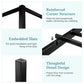Canopy Bed Frame, 4-Poster,  Easy Assembly