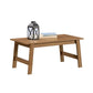 Simple Walnut Rectangle Wood Coffee Table