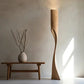 Stunning Handmade Solid Wood Creative Shaped Floor Lamp Wabi-sabi