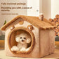 All Season Dog/ Cat House Style Bed