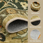 Washable Tiger Print Rug 8x10  Colorful Low Pile