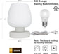 Modern Touch Bedside Table Lamp Set of 2 - Dimmable LED Table Lamp