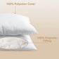 Throw Pillow Inserts, Pack of 6, 18 x 18 inches Hypoallergenic Ultra Soft White Polyester Microfiber