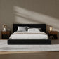 Cloud Upholstered  Bed Frame with Headboard, 5 Inch Foam Padded Platform