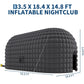 Portable Inflatable Club Tent with 950W Blower & Roll up Door,Party Tent for Adults Birthday Backyard Wedding Rental Banquet