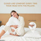 Throw Pillow Inserts, Pack of 6, 18 x 18 inches Hypoallergenic Ultra Soft White Polyester Microfiber
