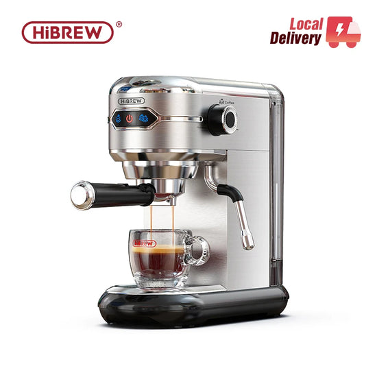 Coffee Maker  20 Bar Semi Automatic Super Slim ESE POD & Powder Espresso Cappuccino Machine