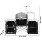 Outdoor Kitchen Table Cabinet Foldable