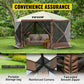 Pop-up Gazebo  6 Sided 12&