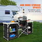 Outdoor Kitchen Table Cabinet Foldable