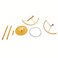 Easy Assemble Modern Spiral Rotating Gold Garment Rack
