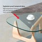 Modern Glass Coffee Table Abstract