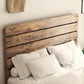Bed Frame with Wooden Headboard and Footboard, Platform
