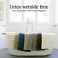Luxury 100% Cotton Quick Dry Bath Towels Set of 2, Super Absorbent Lint Free Modern Style Sage Grey