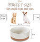 Small Ceramic Pet Bowl, 11oz Food/Water