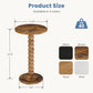12IN Round Side Table