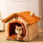 All Season Dog/ Cat House Style Bed
