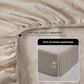 Linen Sheet Set King Size, Bed Sheets 6 Piece Sets,Solid Color Natural Flax Deep Pocket