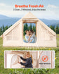 Inflatable Tent Easy Setup with Hand Pump,  Stove Jack, Storage Bag