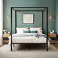 Canopy Bed Frame, 4-Poster,  Easy Assembly
