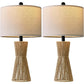 22.5" Table Lamps  Set of 2 Natural