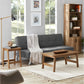 Simple Walnut Rectangle Wood Coffee Table