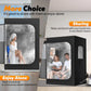 2 Person Portable Steam Sauna , with 2 Steamer, Foldable Chairs & Remote Control