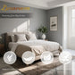 100% Linen Pillowcases 20 x 36 Inches - Natural Washed Flax Pillowcase - Breathable Bedding King Pillow Cases Set of 2,