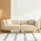 82.7" Modern Couch Upholstered Boucle Sofa with Metal Legs