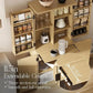 71" Fluted Pantry Storage Cabinet with Charging Station with Extendable Counter, Adjustable Shelves