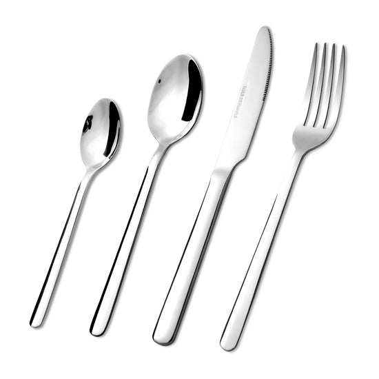 24Pcs tainless Steel Flatware Set for 6