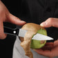 15pcs Chef Knife Set Stainless Steel with Scissors,Sharpening Rod,Solid Wood Holder
