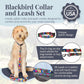 Easy Click Buckle Dog Collar with Leash Set, Durable Comfortable for All Sizes, Secure Fit